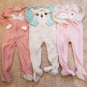 Carters footed pajamas